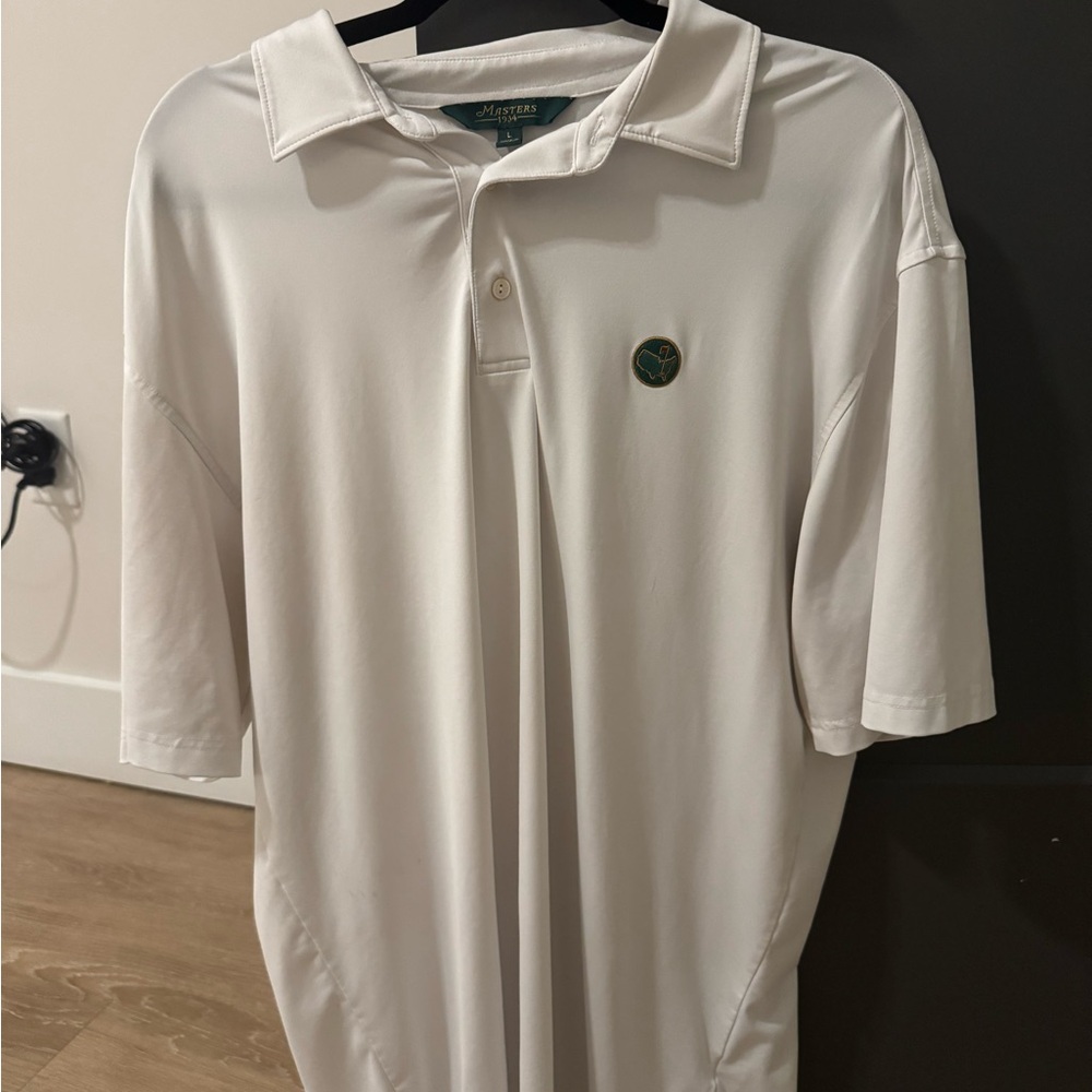 Masters White Polo Shirt